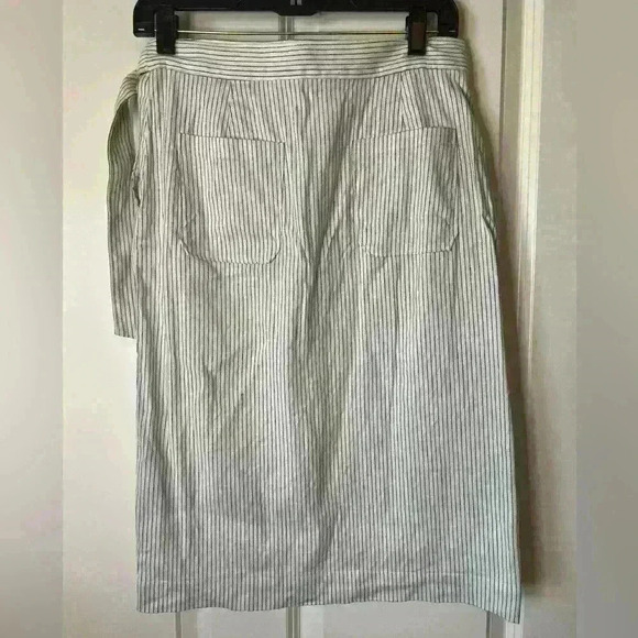 Banana Republic Cotton/Linen Wrap Skirt - Picture 8 of 12